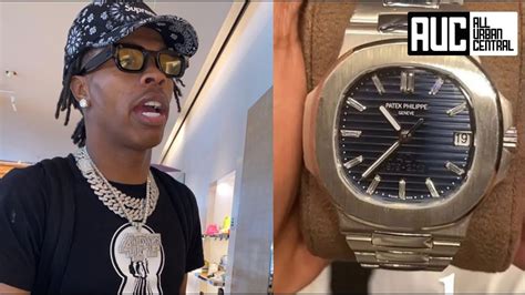 lil baby fake watch patek|lil baby watch.